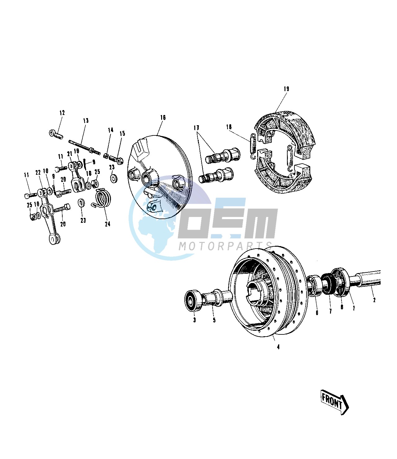 FRONT HUB_BRAKE -- E_NO.54590-- -