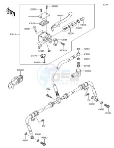 BRUTE FORCE 750 4x4i EPS KVF750HGF EU drawing Front Master Cylinder