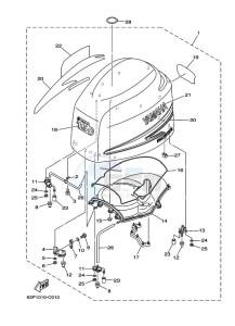 FL150AETL drawing FAIRING-UPPER