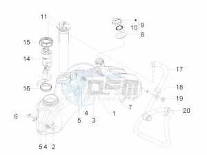 GTS 300 ie ABS (NAFTA) drawing Fuel tank