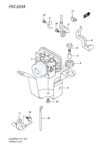 GSX-250 RA drawing HYDRAULIC UNIT