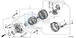 GL1800BD F6B Bagger - GL1800BD UK - (E) drawing GENERATOR