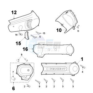 FOX NPRO BN drawing ENGINE COVER