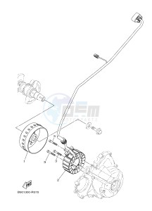 MTN850 MTN-850D MT-09 SP (B6C1) drawing GENERATOR