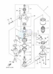 FL200CETX drawing STARTER-MOTOR