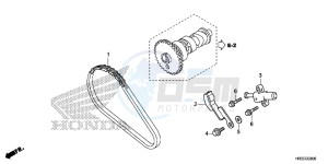 TRX420FM1F TRX420 Europe Direct - (ED) drawing CAM CHAIN/TENSIONER