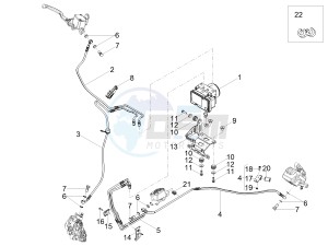 V7 III Special 750 e4 (NAFTA) drawing ABS Brake system