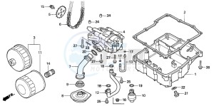 VF750CD drawing OIL PUMP