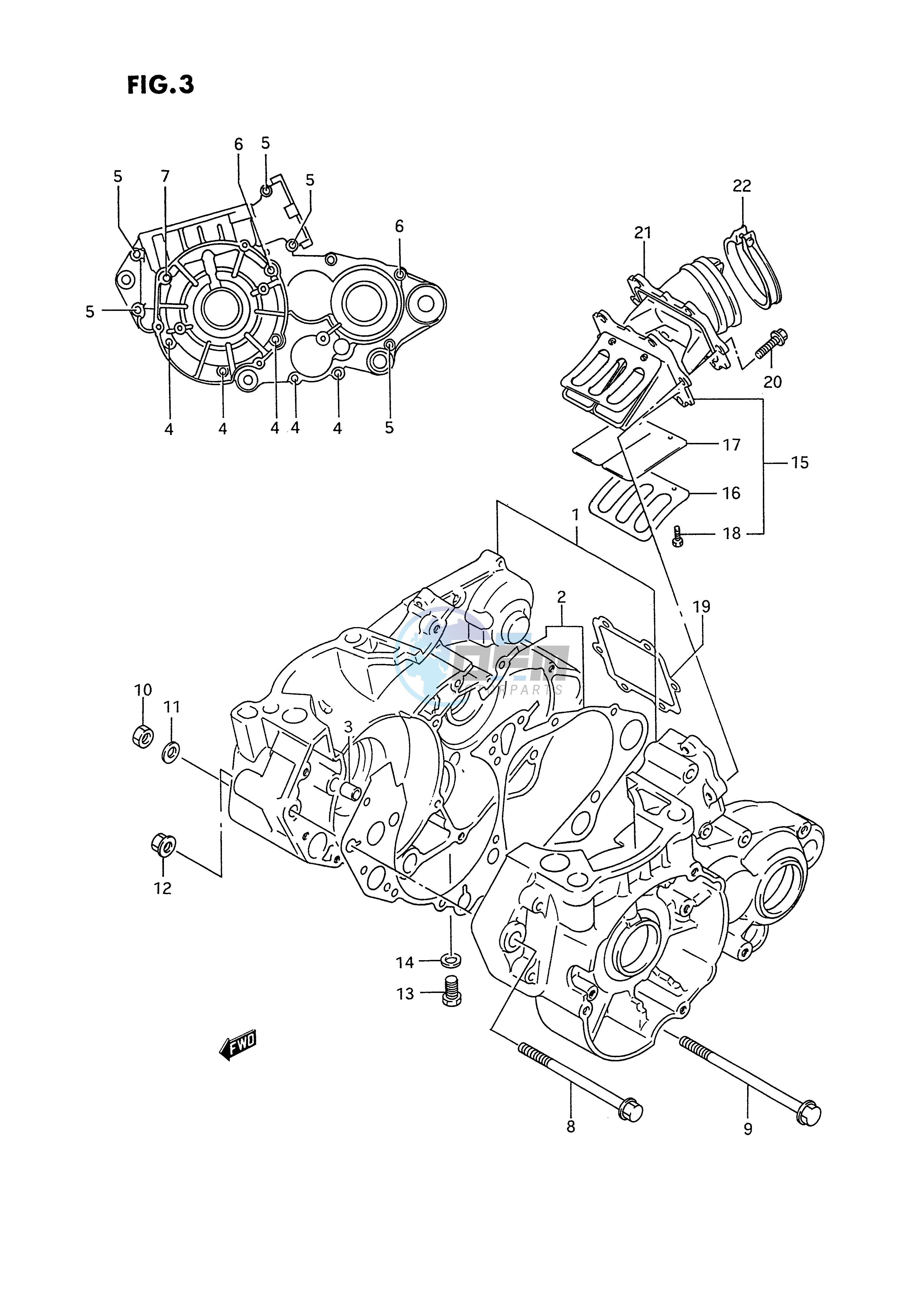 CRANKCASE (MODEL P)