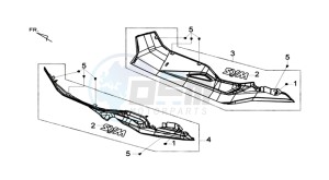 MAXSYM 400 I drawing COWLING L / R