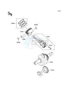 MULE_610_4X4 KAF400A7F EU drawing Crankshaft/Piston(s)