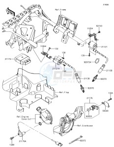 BRUTE FORCE 750 4x4i EPS KVF750GJF EU drawing Ignition System