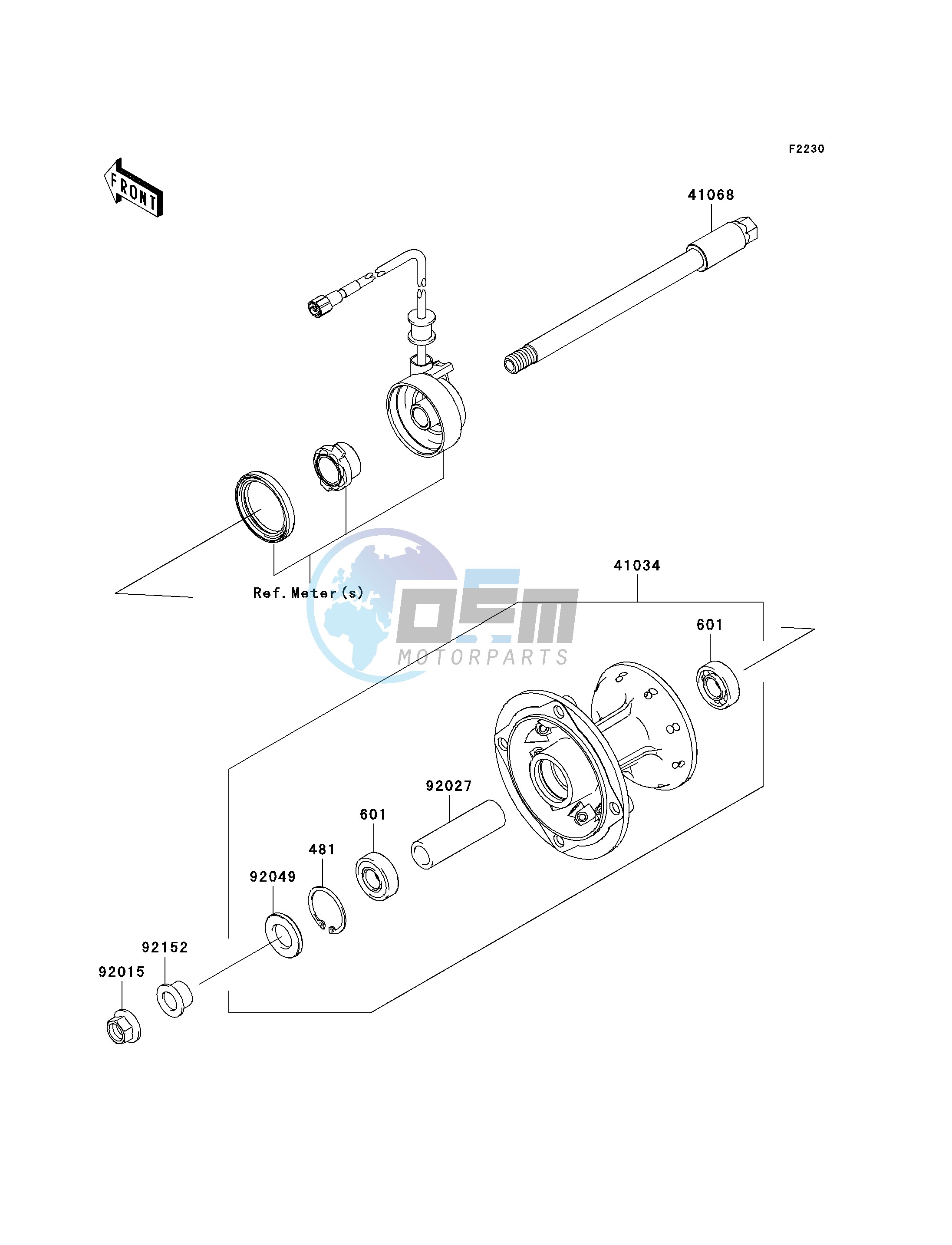 FRONT HUB