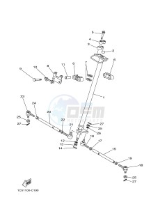 YFM125A YFM125GD GRIZZLY 125 (1PY5 1PY6) drawing STEERING