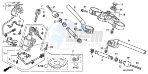 CBR1000RR9 Korea - (KO / MK) drawing HANDLE PIPE/TOP BRIDGE