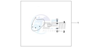 CB600F39 Spain - (SP / ST 25K) drawing FLY SCREEN