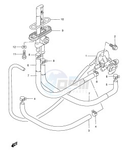 GS500E (E2) drawing FUEL COCK