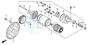 SH300AR drawing STARTING MOTOR