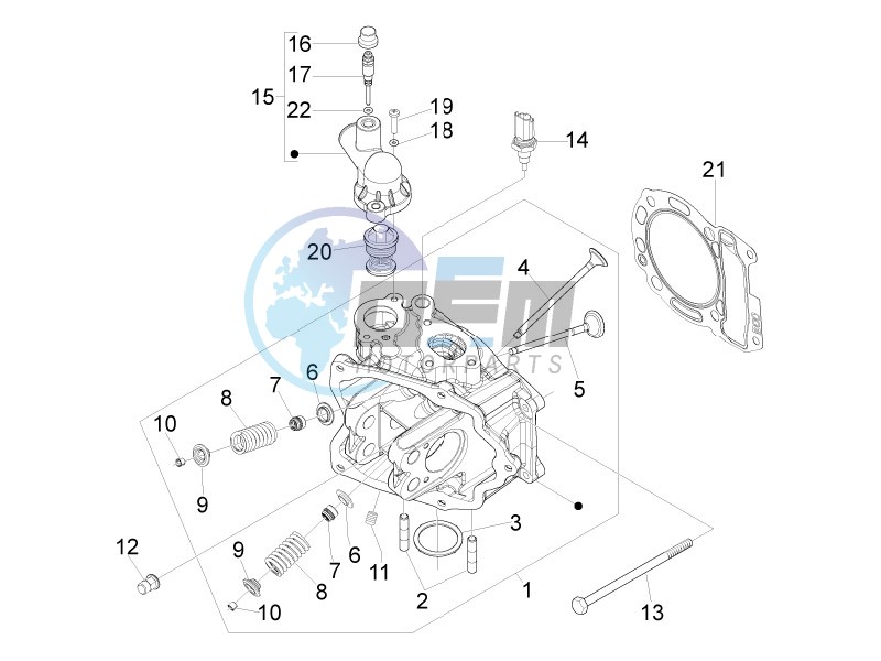 Head unit - Valve