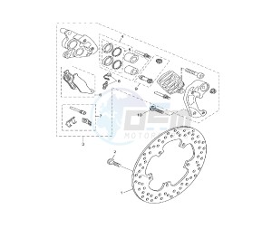 YP R X-MAX 250 drawing FRONT BRAKE CALIPER