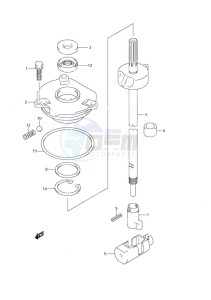 DF 140 drawing Clutch Rod C/R (S/N 680233 & Older)