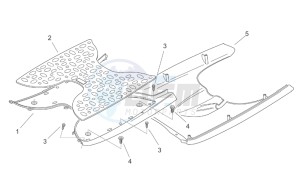 Scarabeo 50 2t (eng. Minarelli) drawing Central body II - Panel