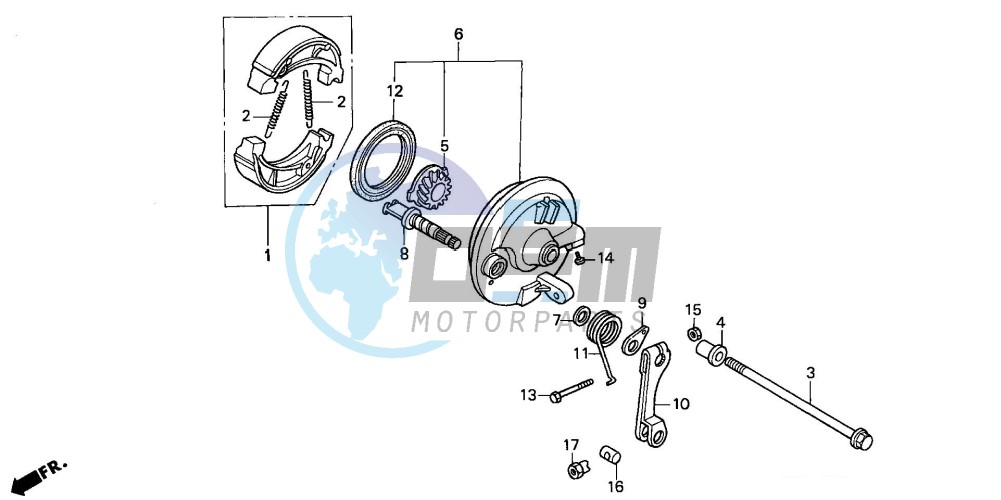 FRONT BRAKE PANEL