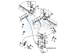 YP MAJESTY DX 250 drawing MASTER CYLINDER WITH ABS