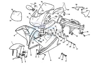 MITO EVOL.125 drawing FRONT BODY