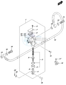 RM-Z450 drawing REAR MASTER CYLINDER