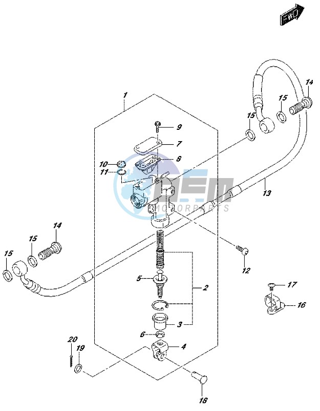 REAR MASTER CYLINDER