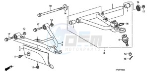 TRX500FEA Australia - (U / EC) drawing FRONT ARM