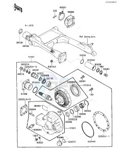 ZL 1000 A [ZL1000 ELIMINATOR] (A1) drawing DRIVE SHAFT_FINAL GEARS