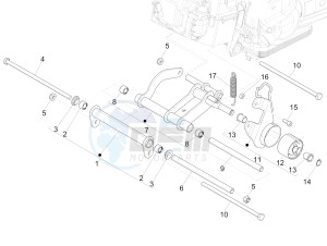 Fly 125 4T/3V ie E3 DT drawing Swinging arm