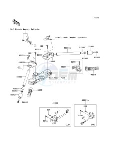 KRF 750 F [TERYX 750 4X4 NRA OUTDOORS] (F8F) C8F drawing HANDLEBAR