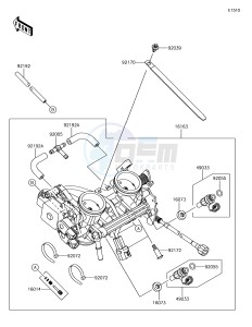 NINJA 650 EX650KHF XX (EU ME A(FRICA) drawing Throttle