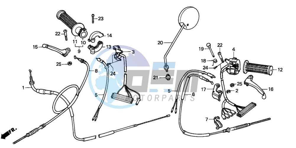 HANDLE LEVER/SWITCH/CABLE