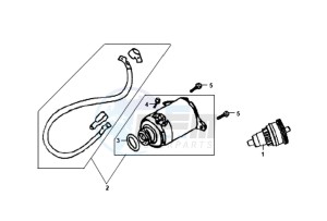 ORBIT II 50 drawing STARTER CLUTCH