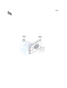 KVF360_4X4 KVF360ABF EU GB drawing Reflectors(EU,UK)