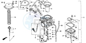 NX650 500 DOMINATOR drawing CARBURETOR