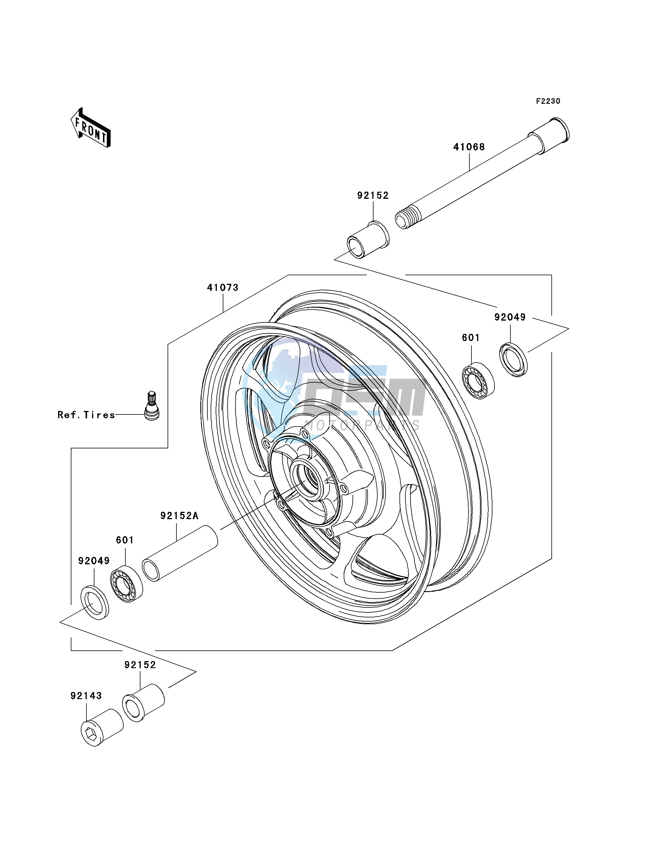 FRONT WHEEL