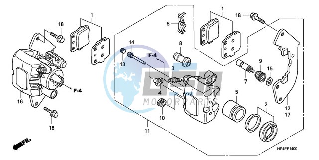 FRONT BRAKE CALIPER