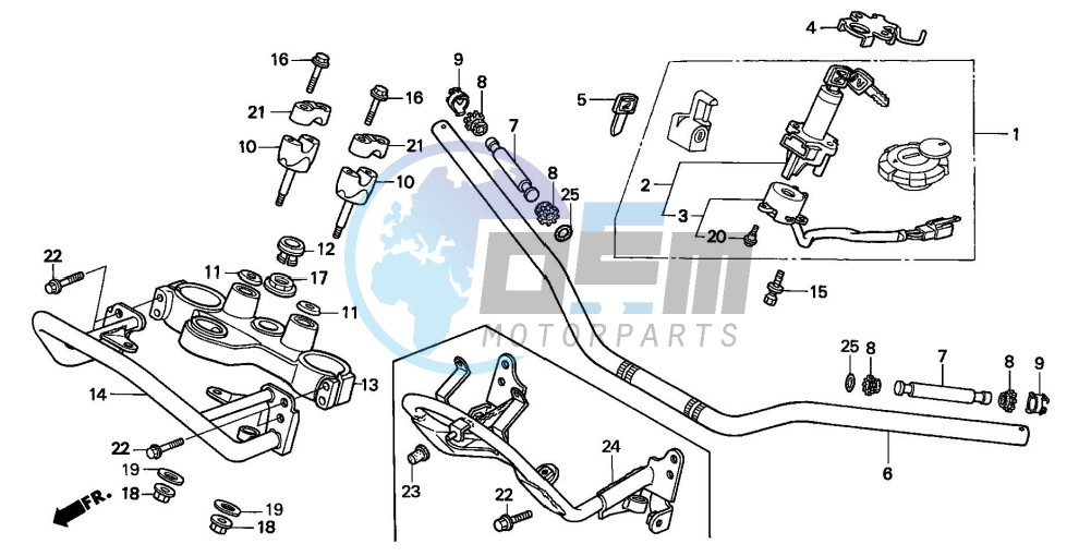 HANDLE PIPE/TOP BRIDGE