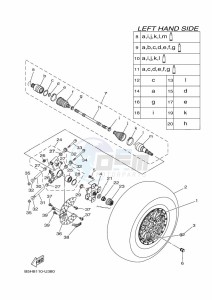 YXZ1000ET YXZ1000R SS (BAST) drawing REAR WHEEL