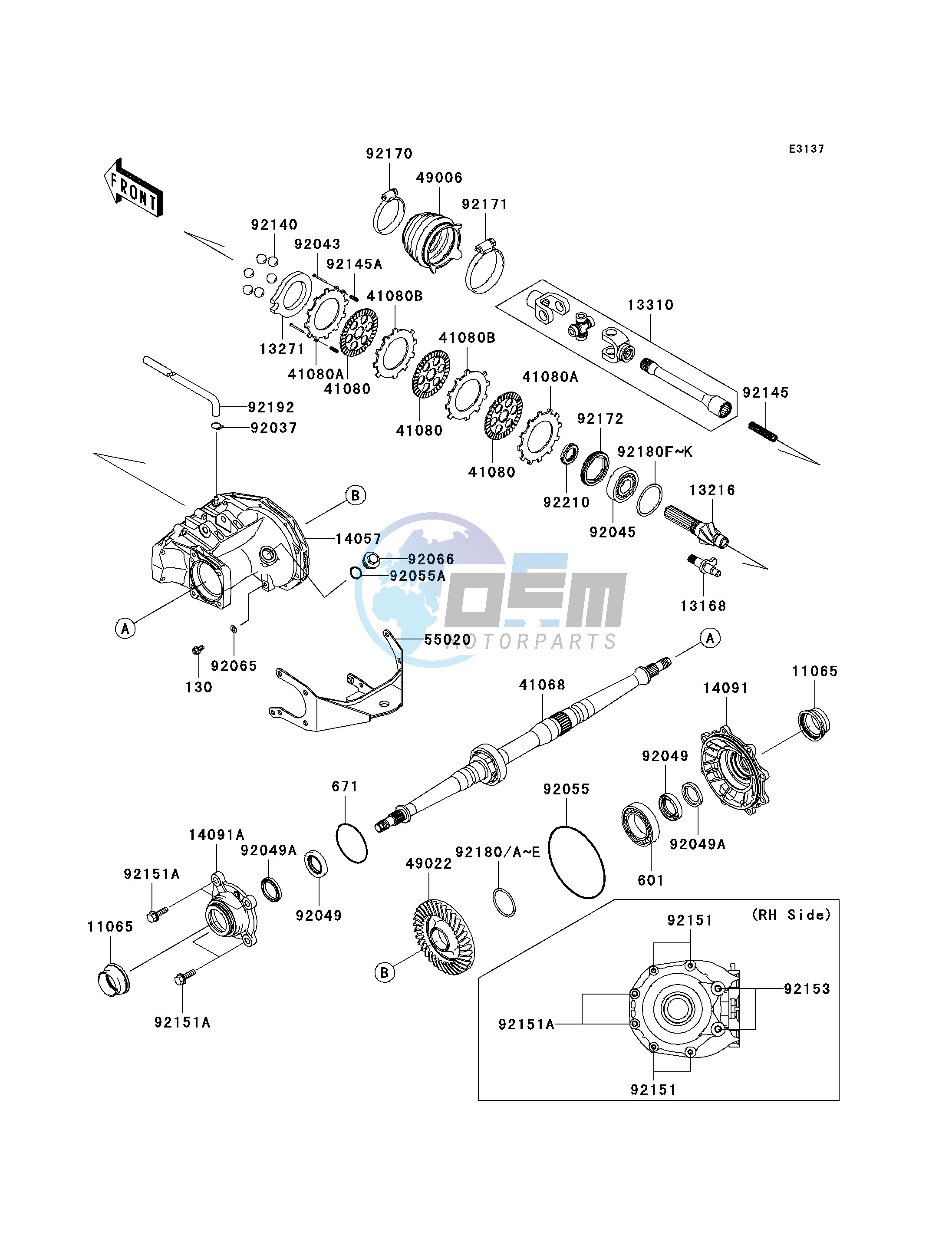 DRIVE SHAFT-REAR