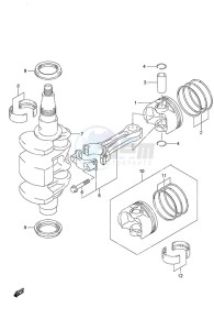 DF 20A drawing Crankshaft