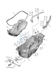 XP530 XP530-A TMAX SX ABS (BX38) drawing SEAT 2