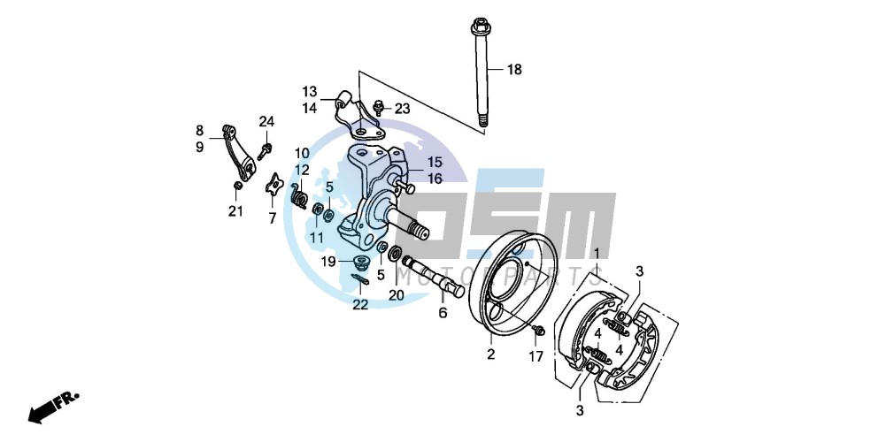 KNUCKLE/FRONT BRAKE PANEL