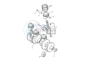 XJR 1300 drawing CRANKSHAFT PISTON