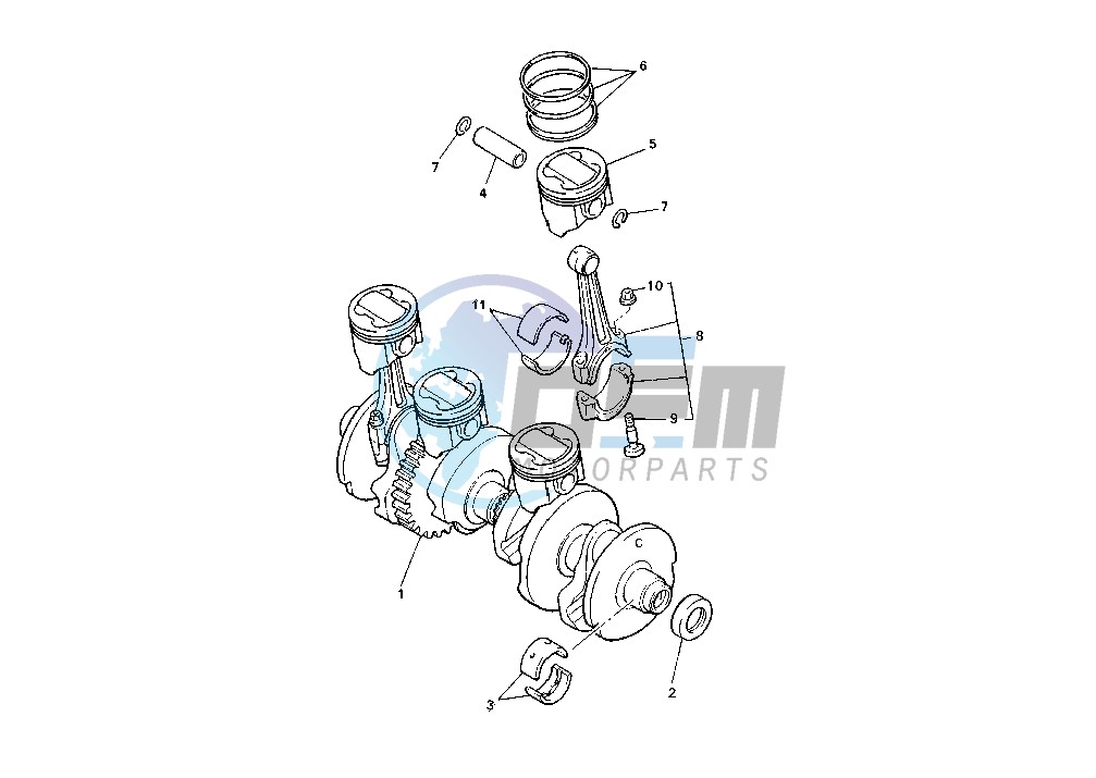 CRANKSHAFT PISTON